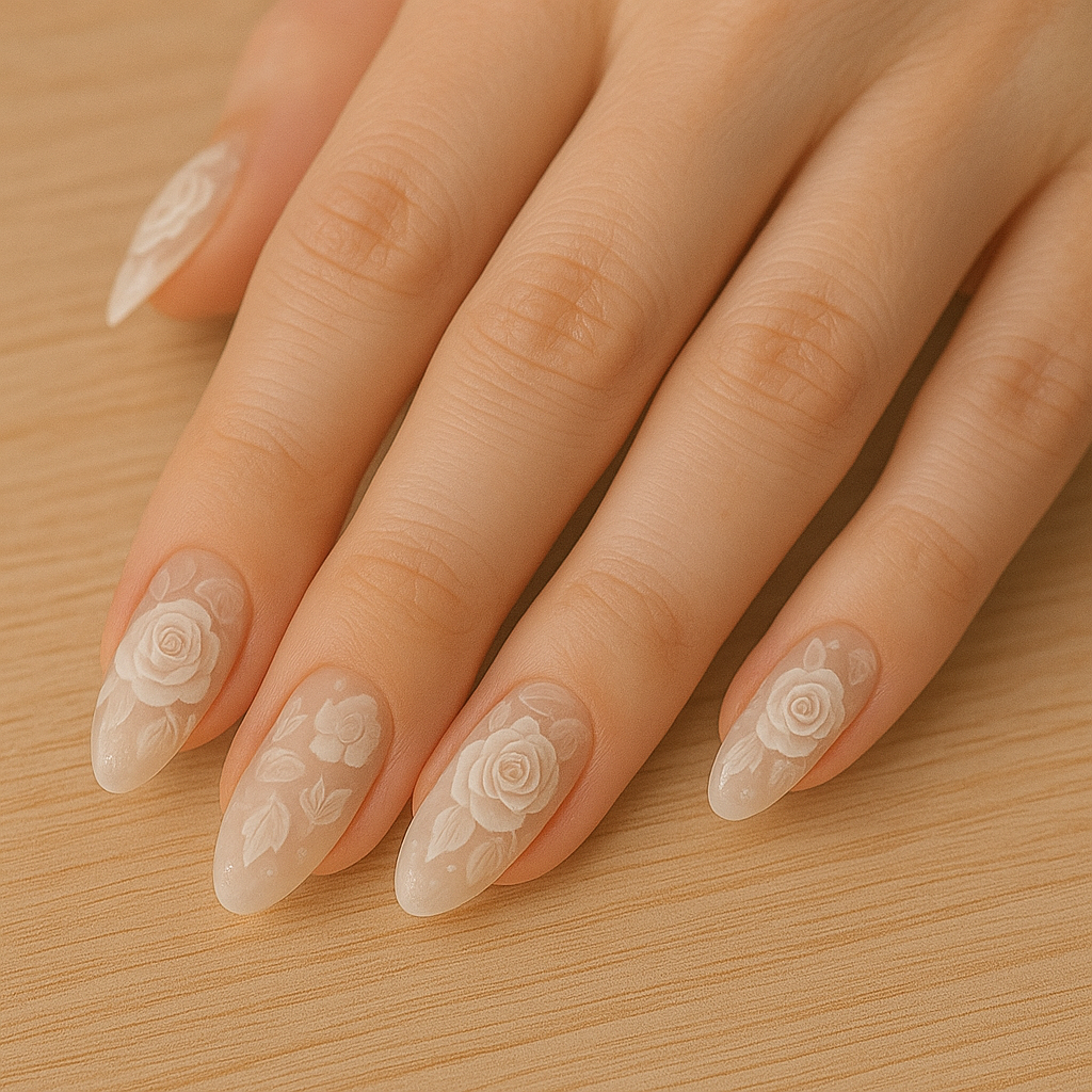 ローズブライダルネイル